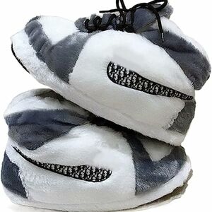 Plush Hight Top Sneakers Slippers